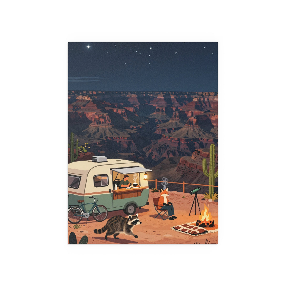 Desert Dreams Under Starry Skies