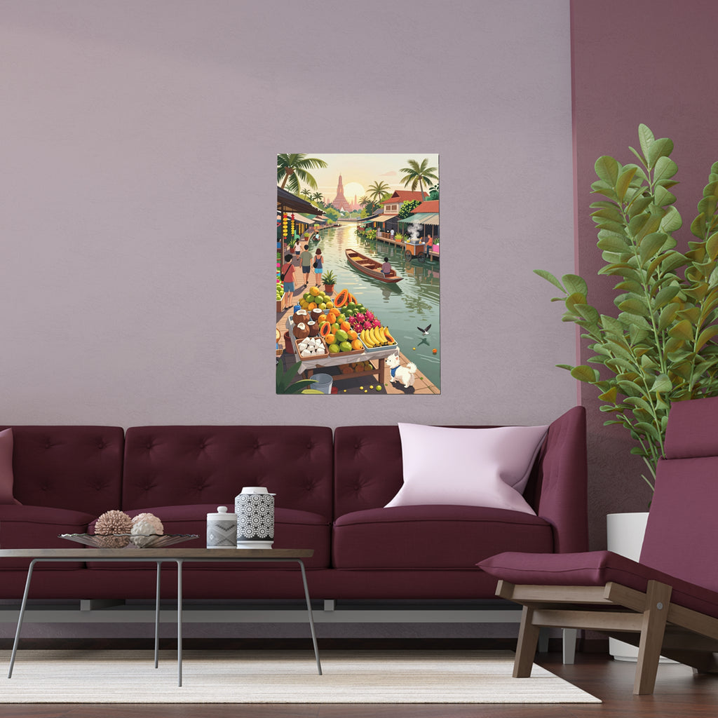 Vibrant River Market Delights