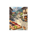 Whimsy Alpine Village Feline Fruit Market