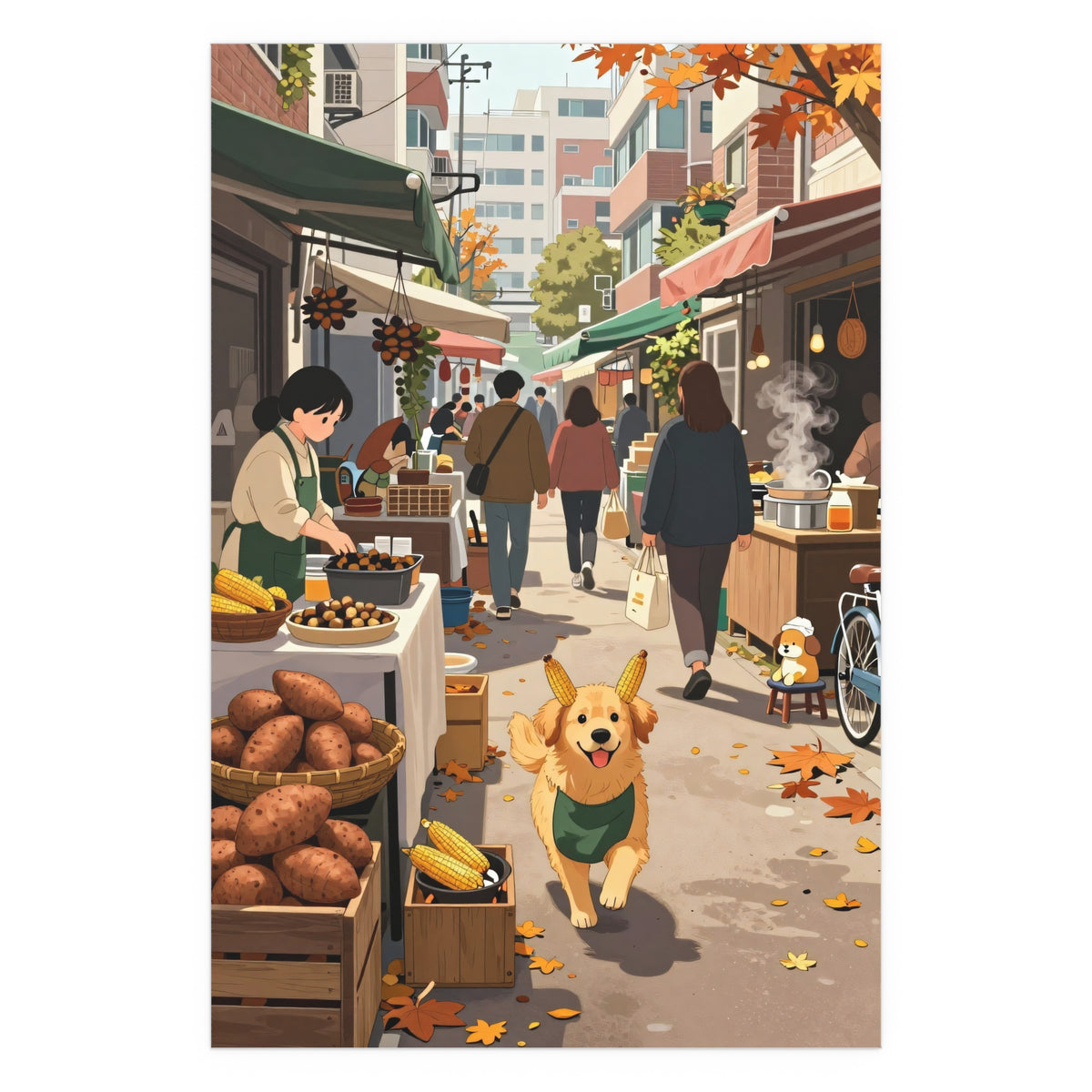 Autumn Marketplace Whimsy