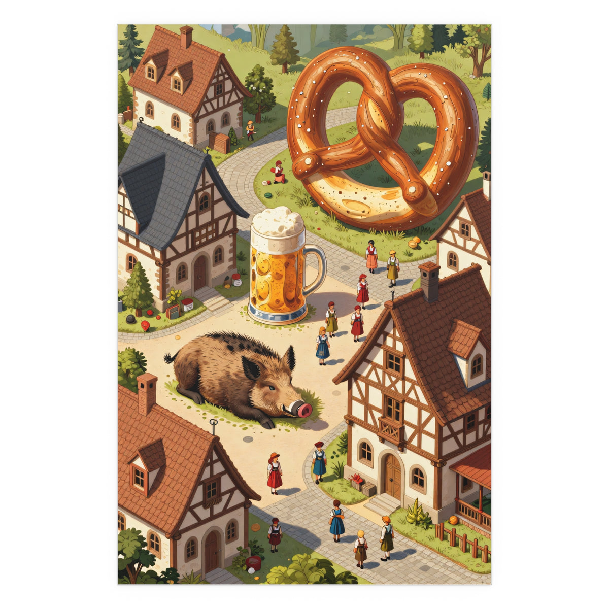 Oktoberfest Bavarian Village Delight