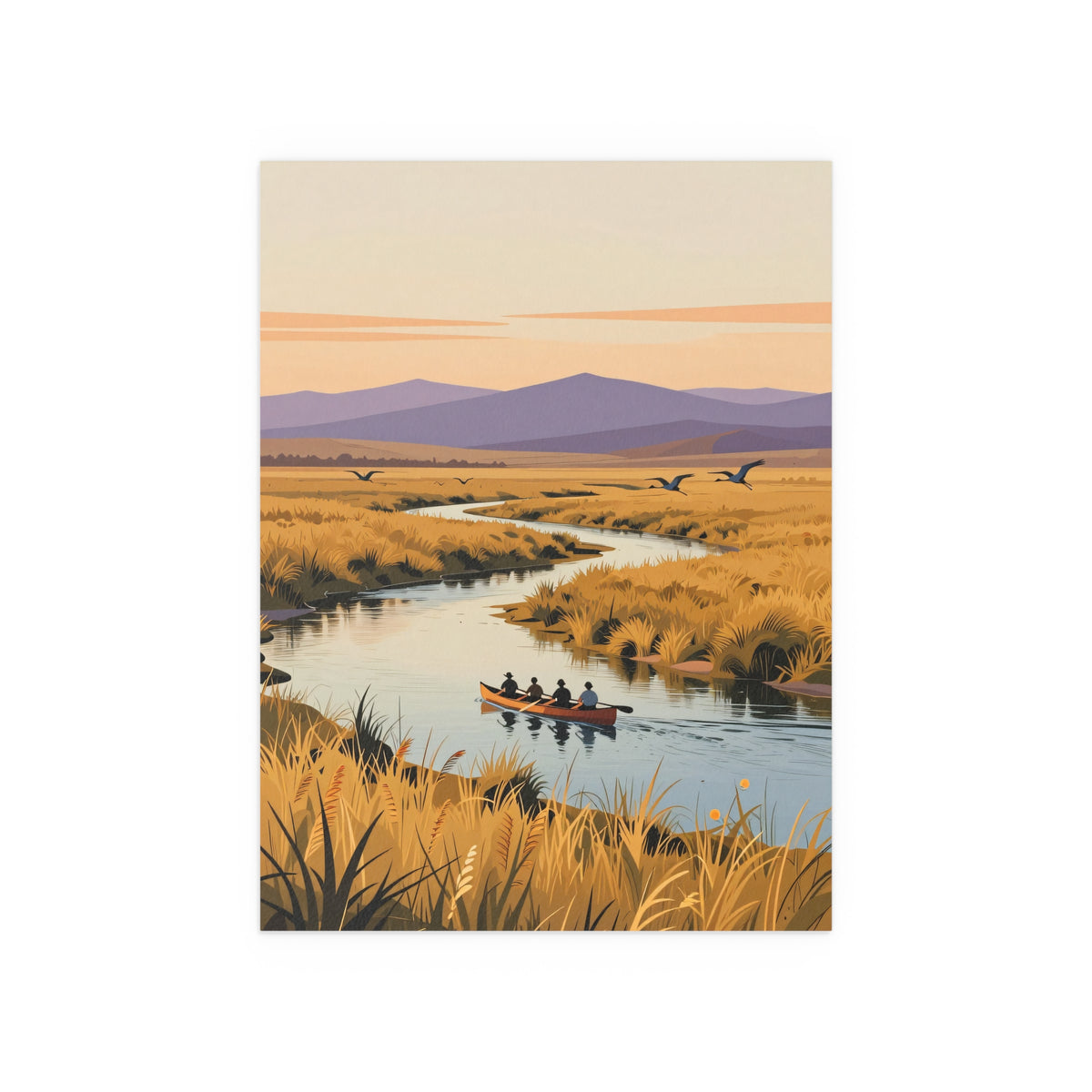 Serene Canoe Ride