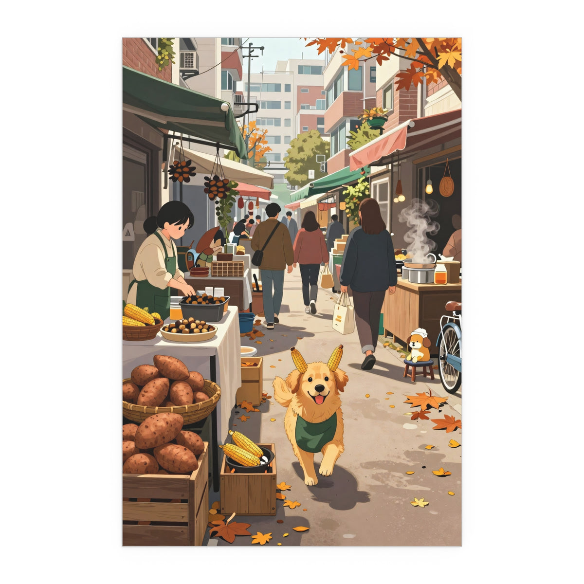 Autumn Marketplace Whimsy