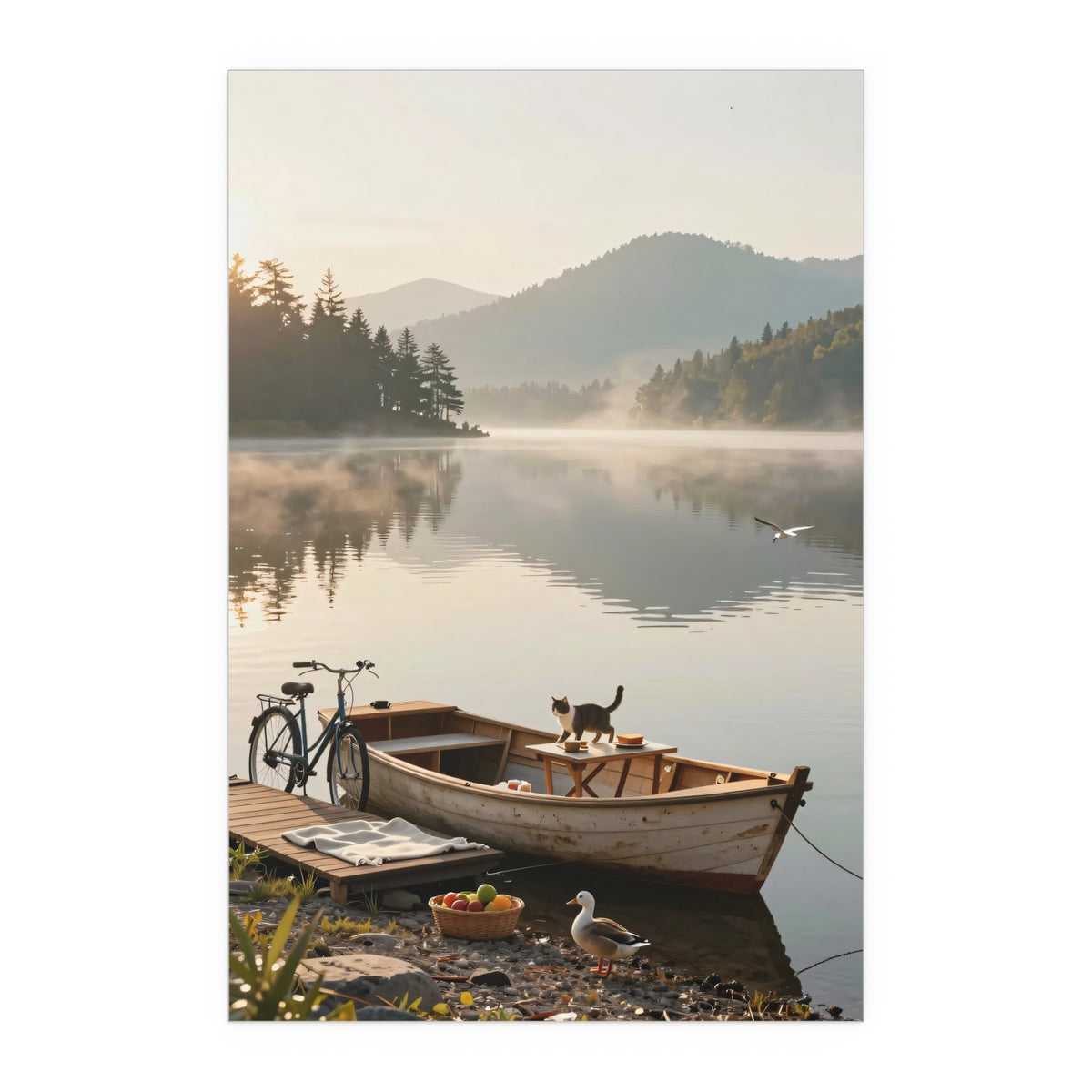 Foggy Lake Serenity