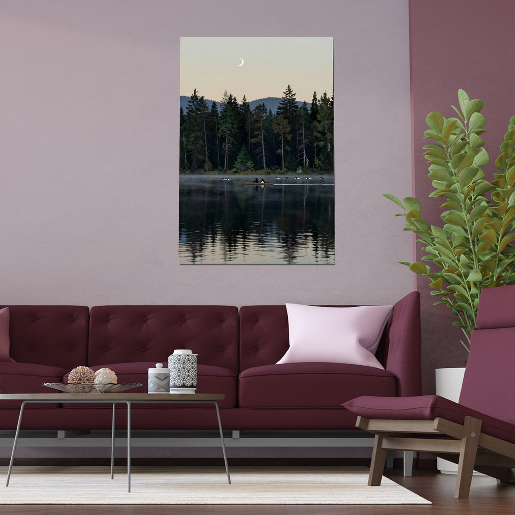 Twilight Solace on the Serene Lake