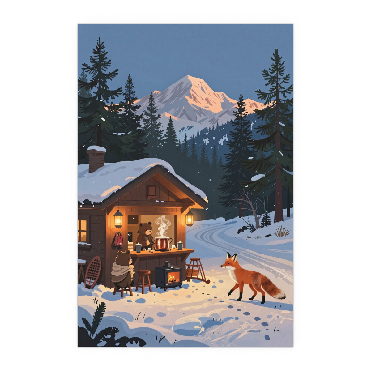 Winter's Warmth Abode
