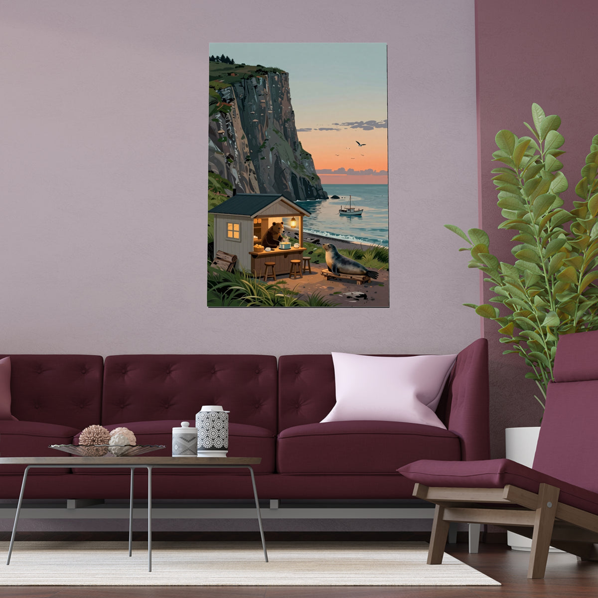 Sunset Serenity by the Sea