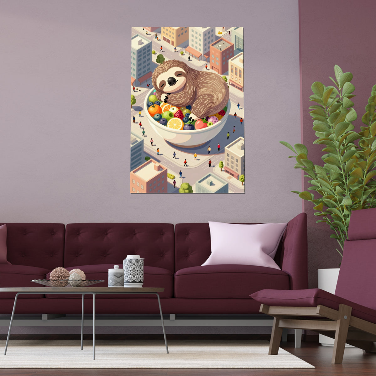 Sloth's Fruit Bowl Oasis