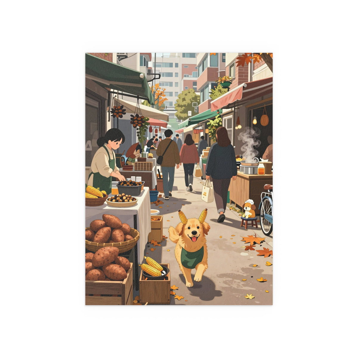 Autumn Marketplace Whimsy