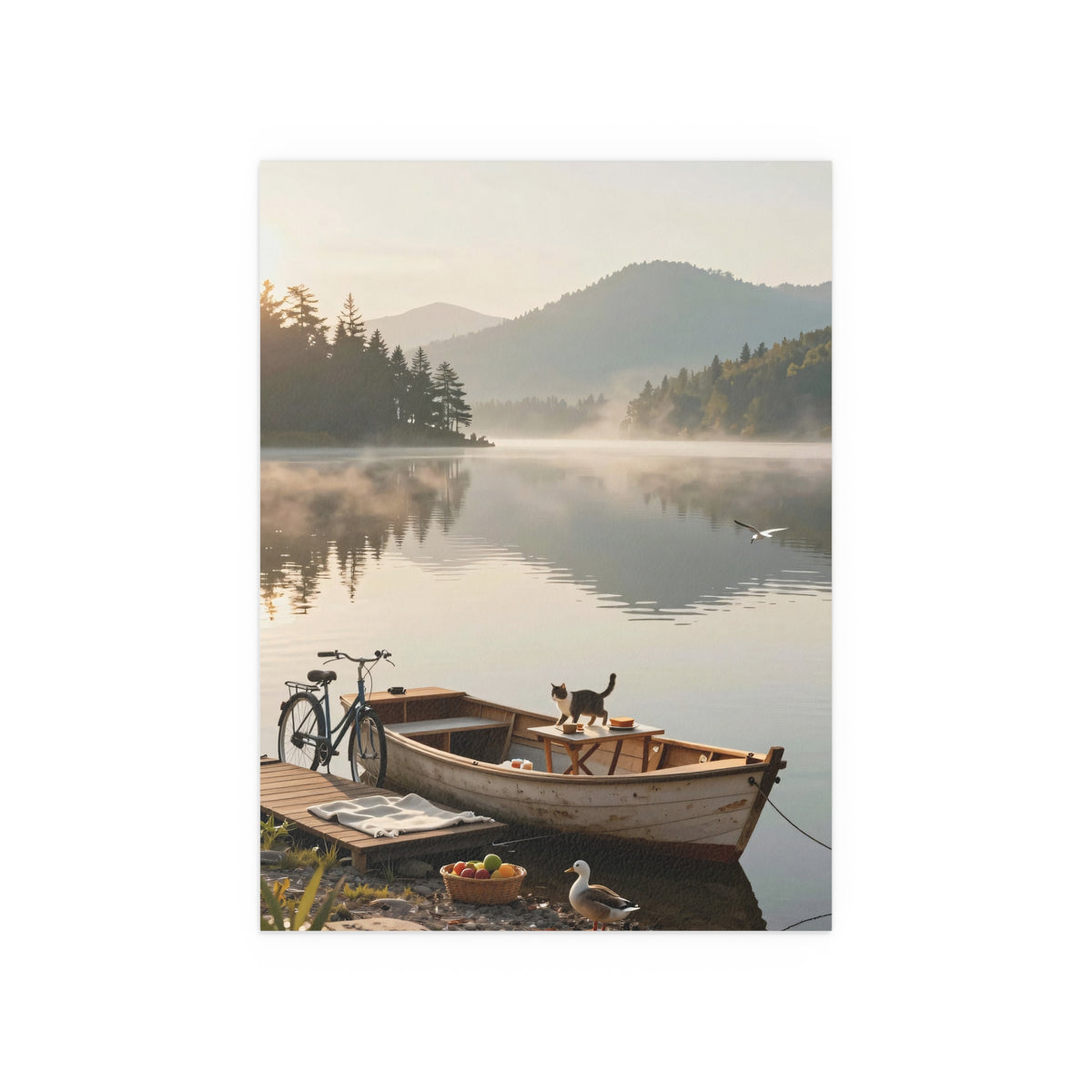 Foggy Lake Serenity
