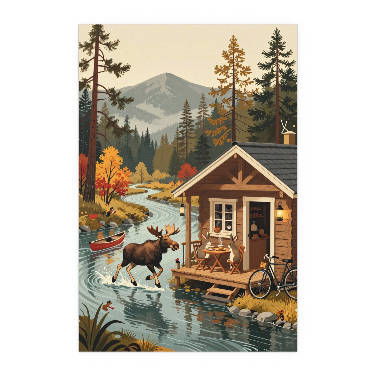 Autumnal Wilderness Retreat