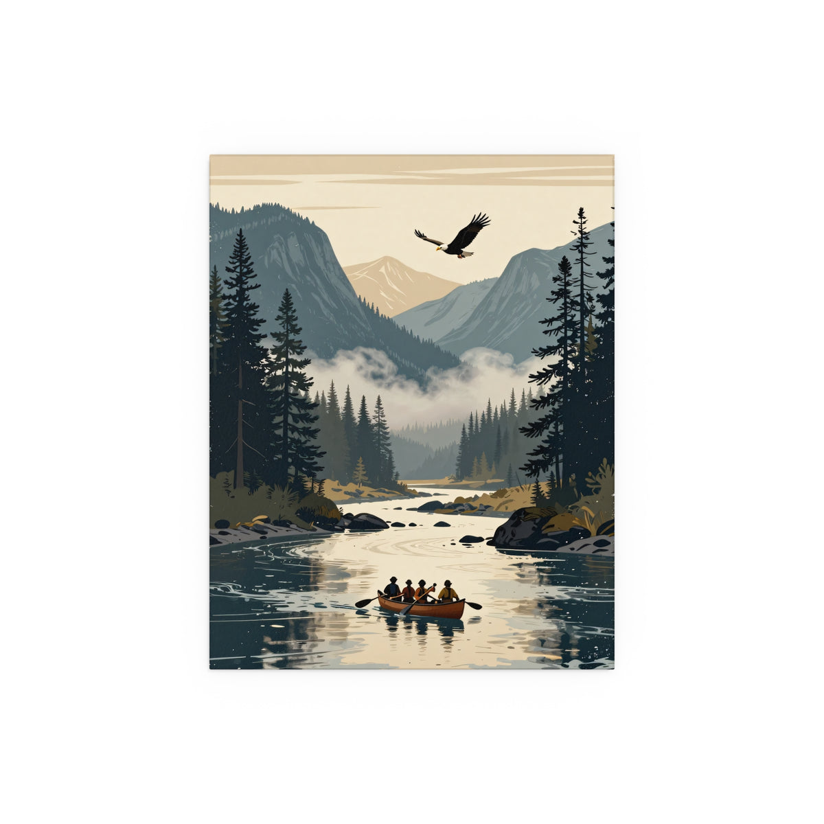 Serene Reflections on the Lake's Edge