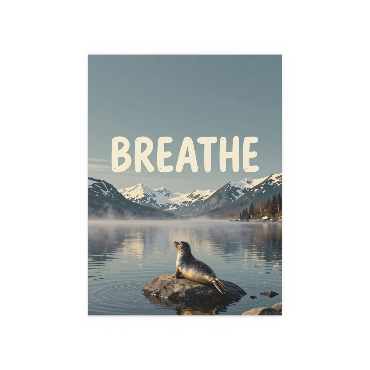 Serene Foggy Refuge