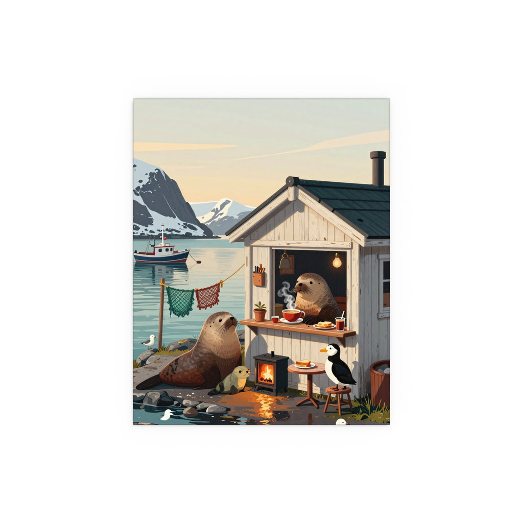 Winter's Whimsy at the Seaside Cottage