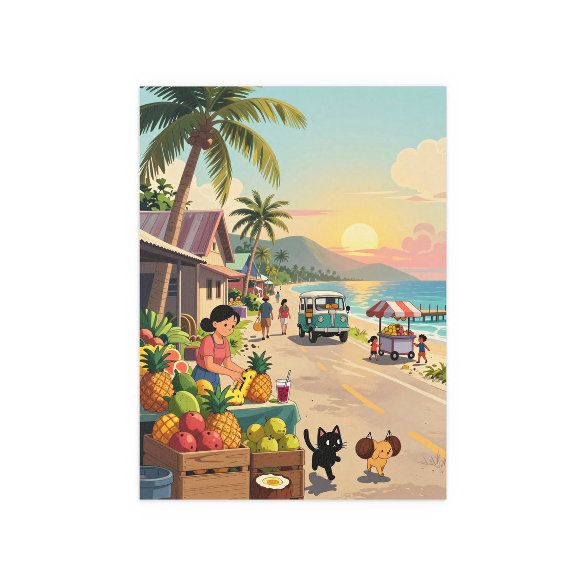 Sunset Serenade by the Beach