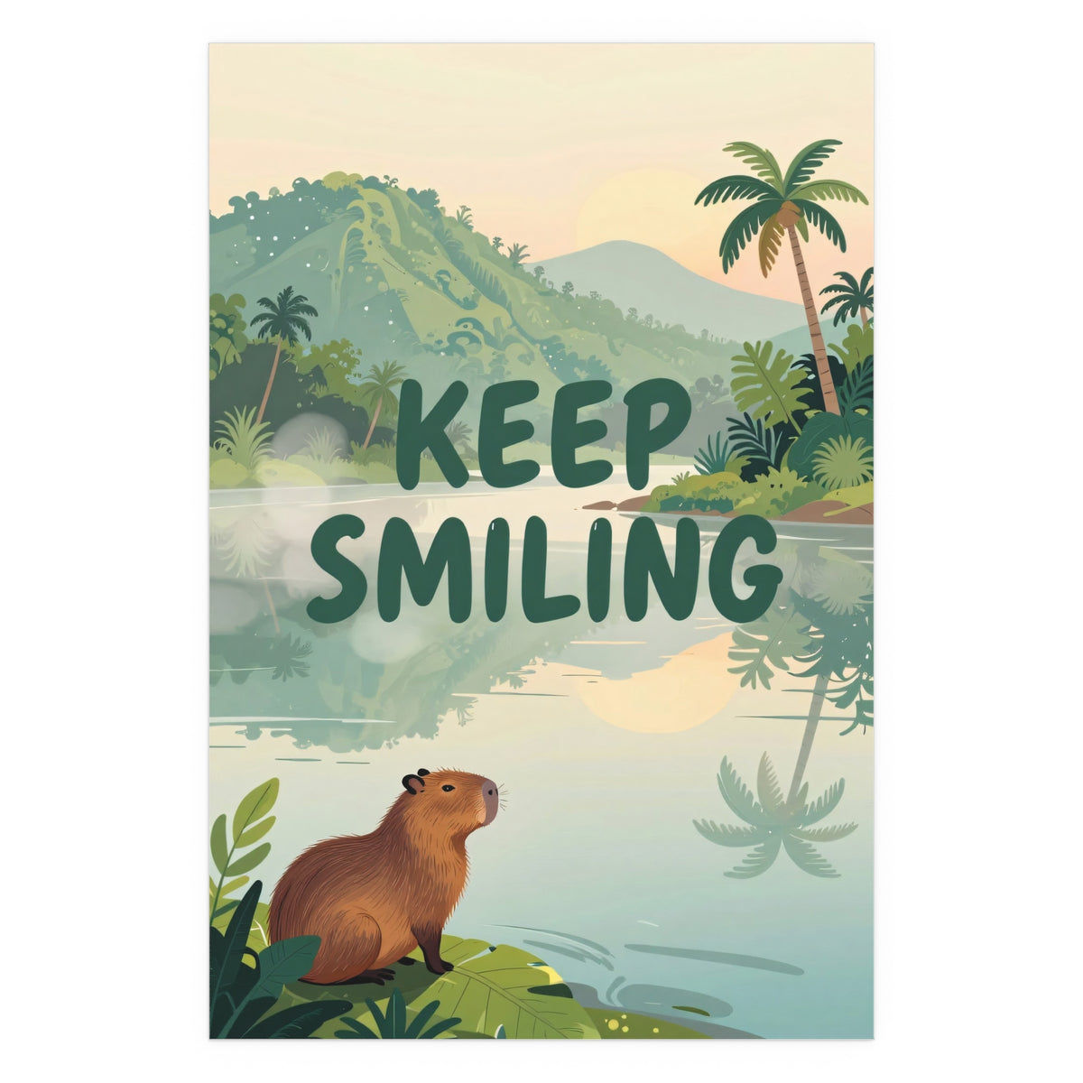 Tropical Beaver's Joyful Escapade