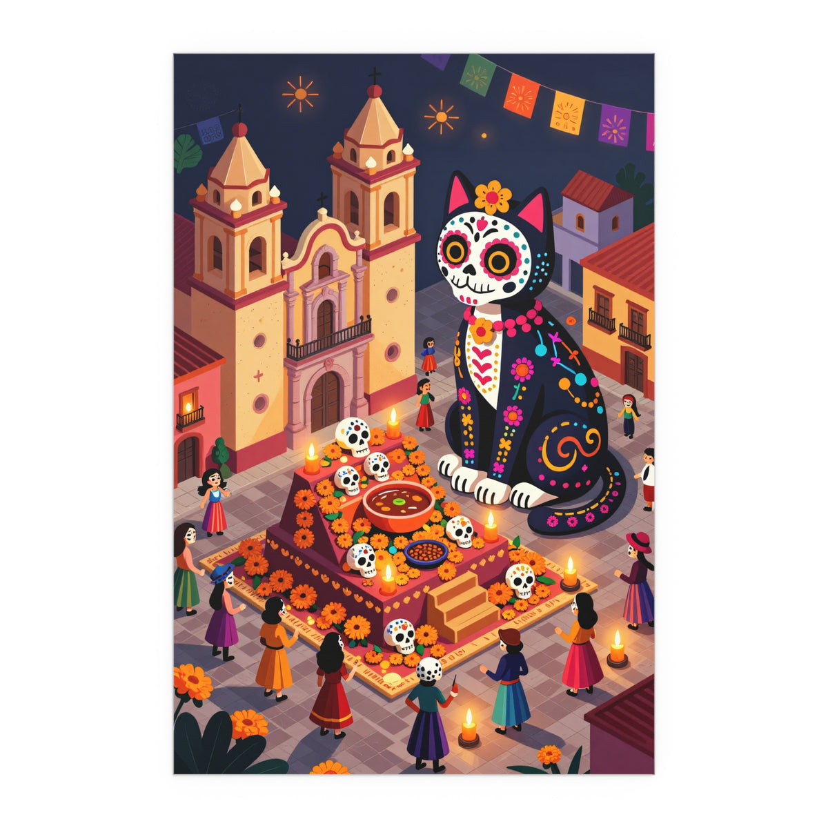 Fiesta en el Día de Muertos