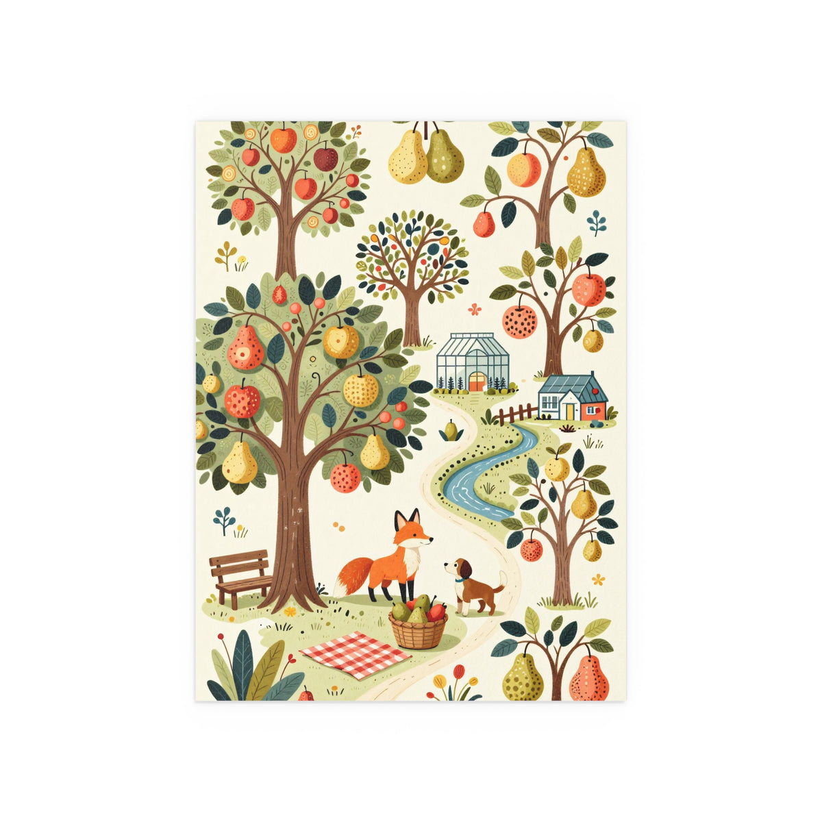 Vibrant Orchard Oasis