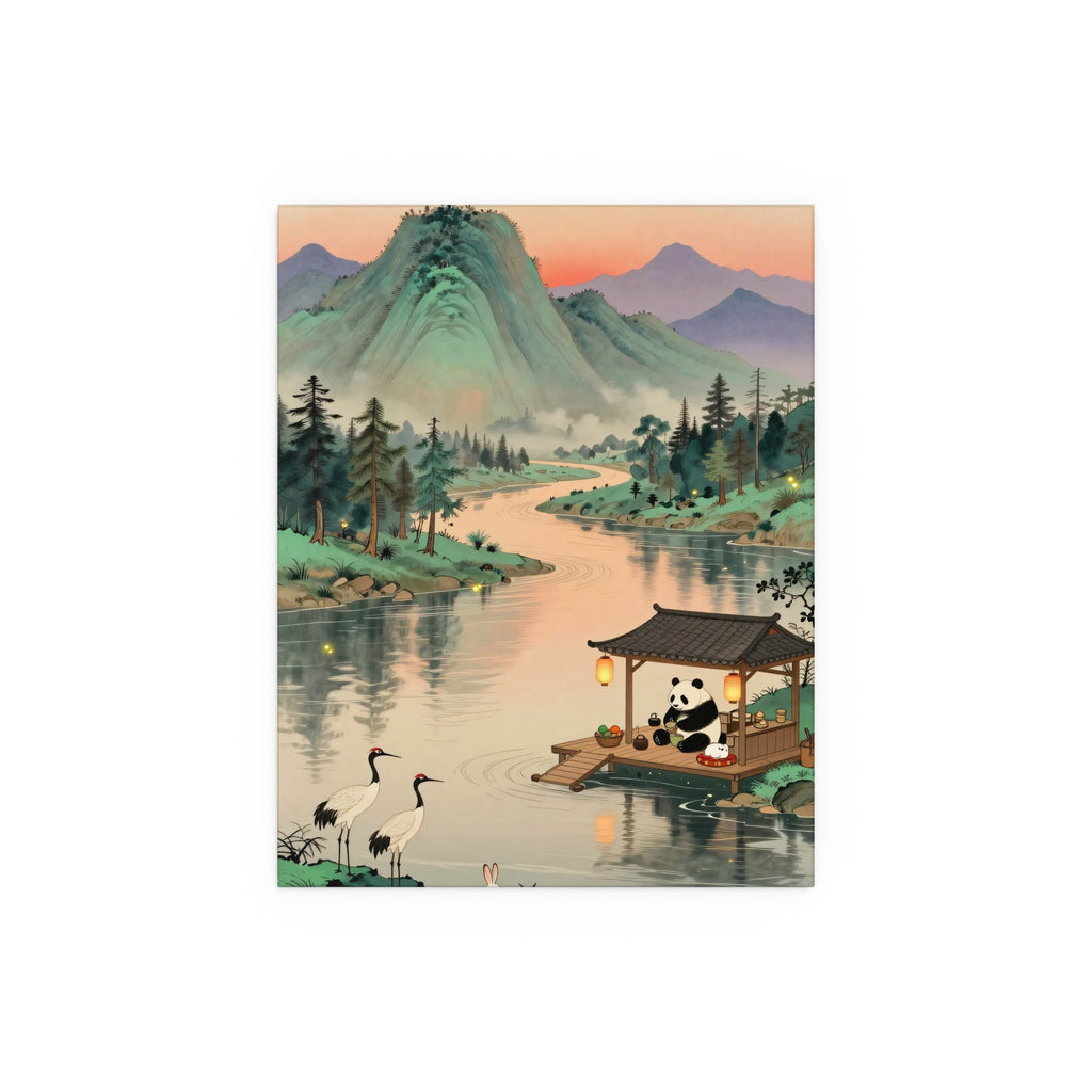 Serene Oriental Waterscape