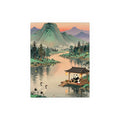 Serene Oriental Waterscape