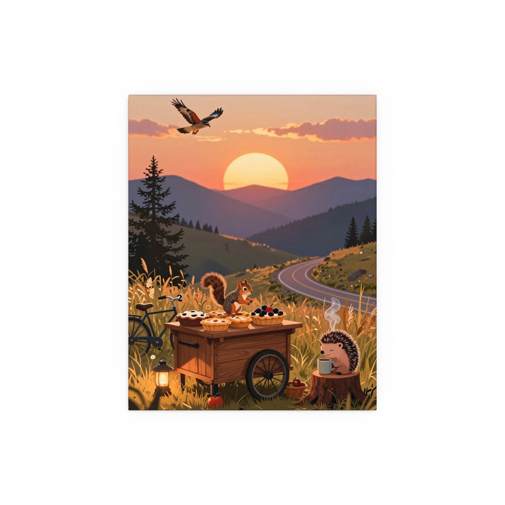 Sunset Serenade on Mountain Road