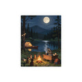 Moonlit Canoe Camp