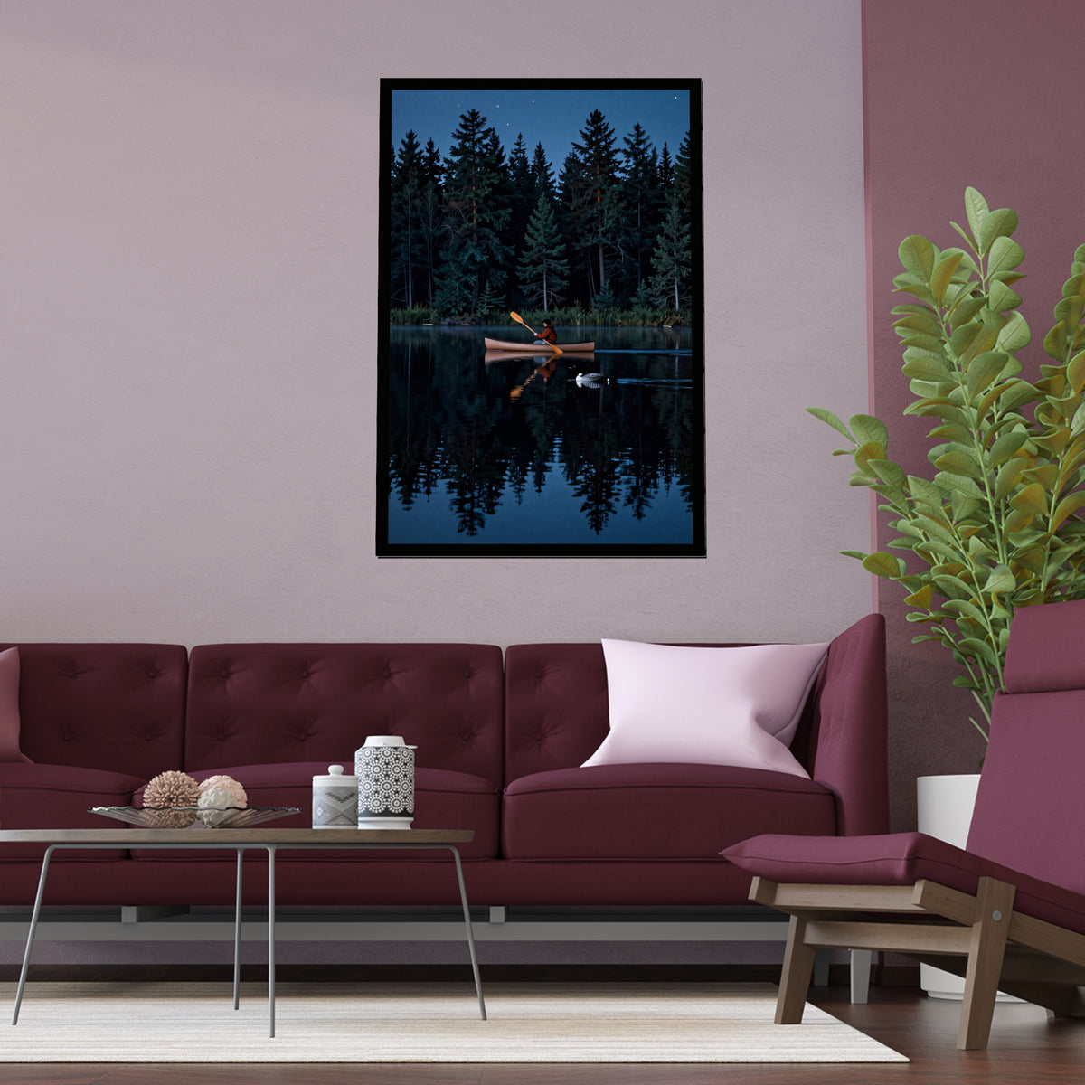Moonlit Canoe Serenade