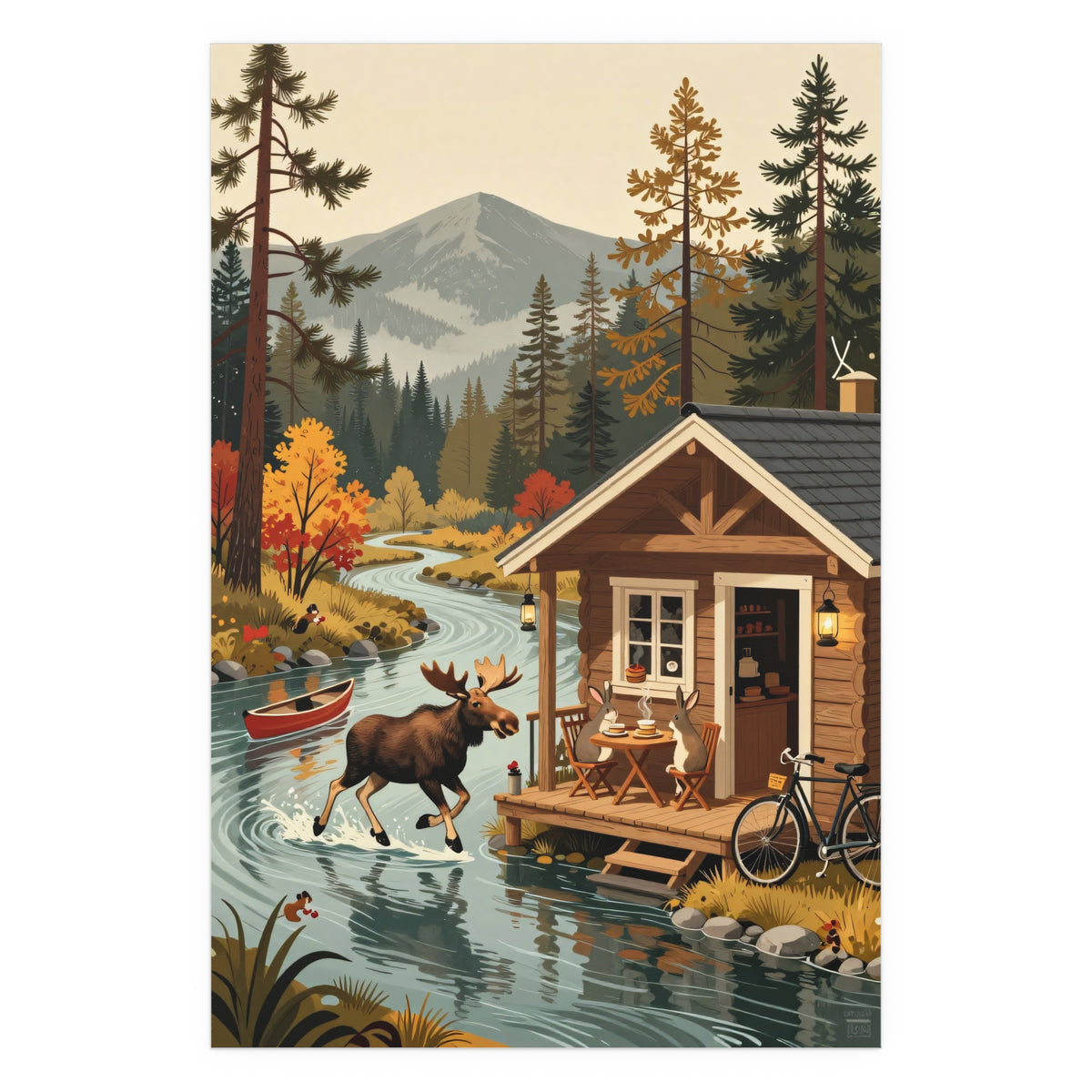 Autumnal Wilderness Retreat