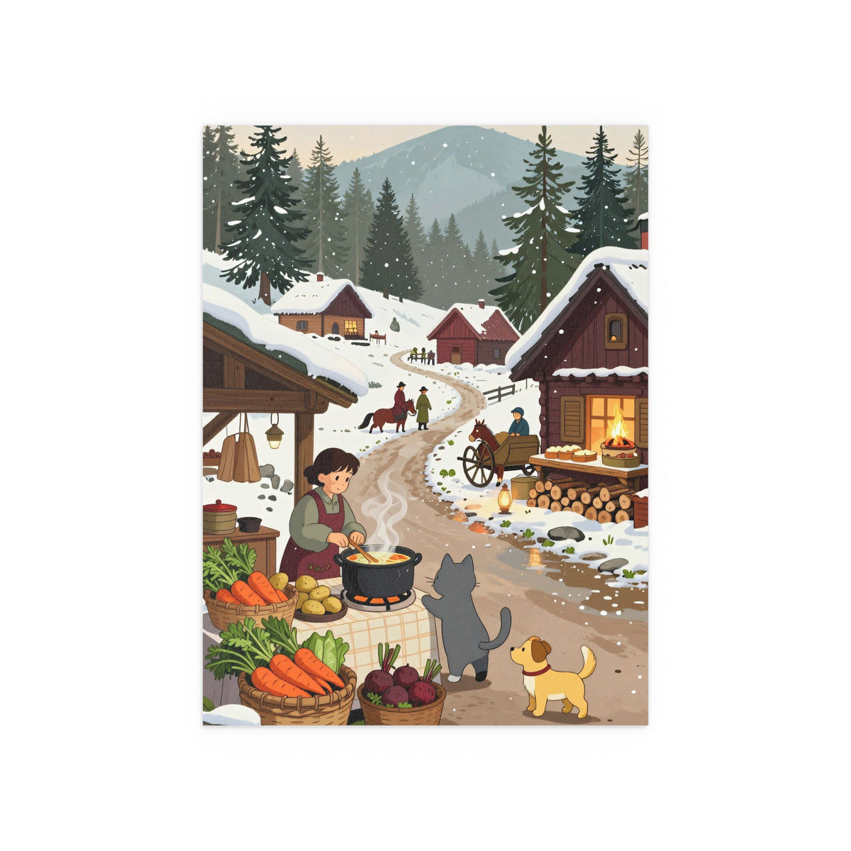Frosty Hearthside Haven