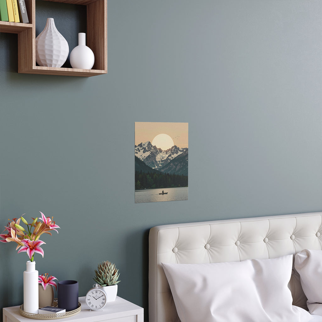 Mountain Refuge at Dusk