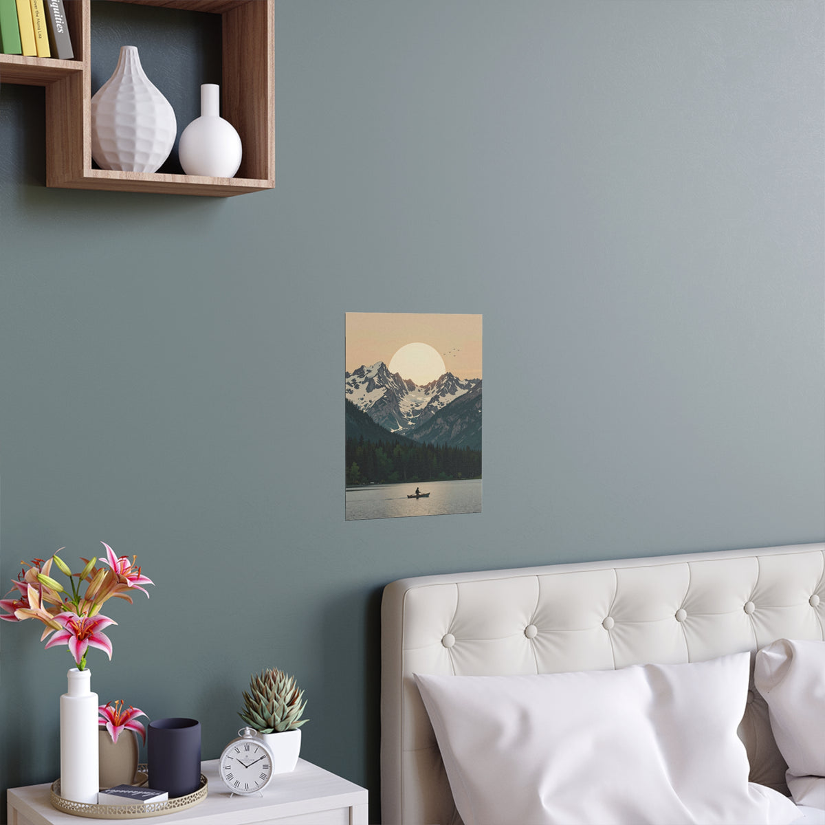 Mountain Refuge at Dusk