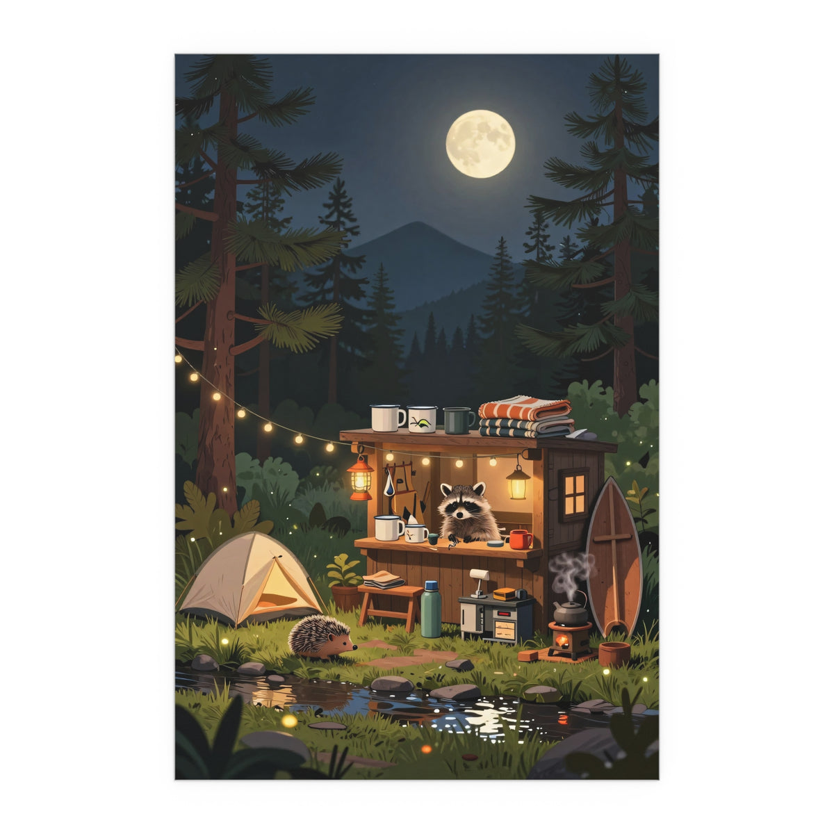 Moonlit Woods of Wonder