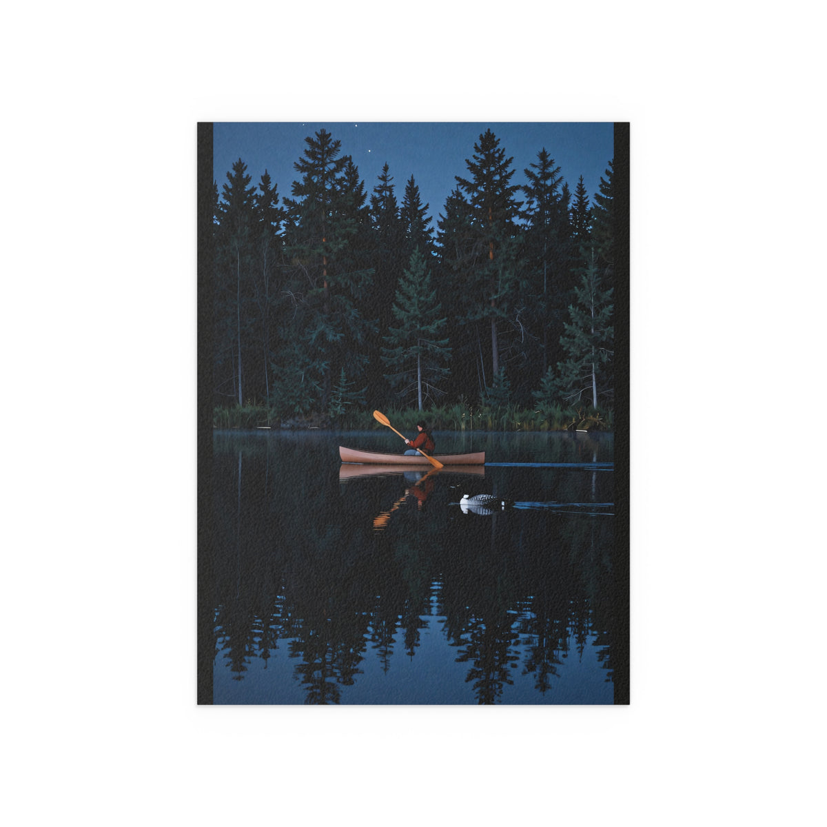Moonlit Canoe Serenade