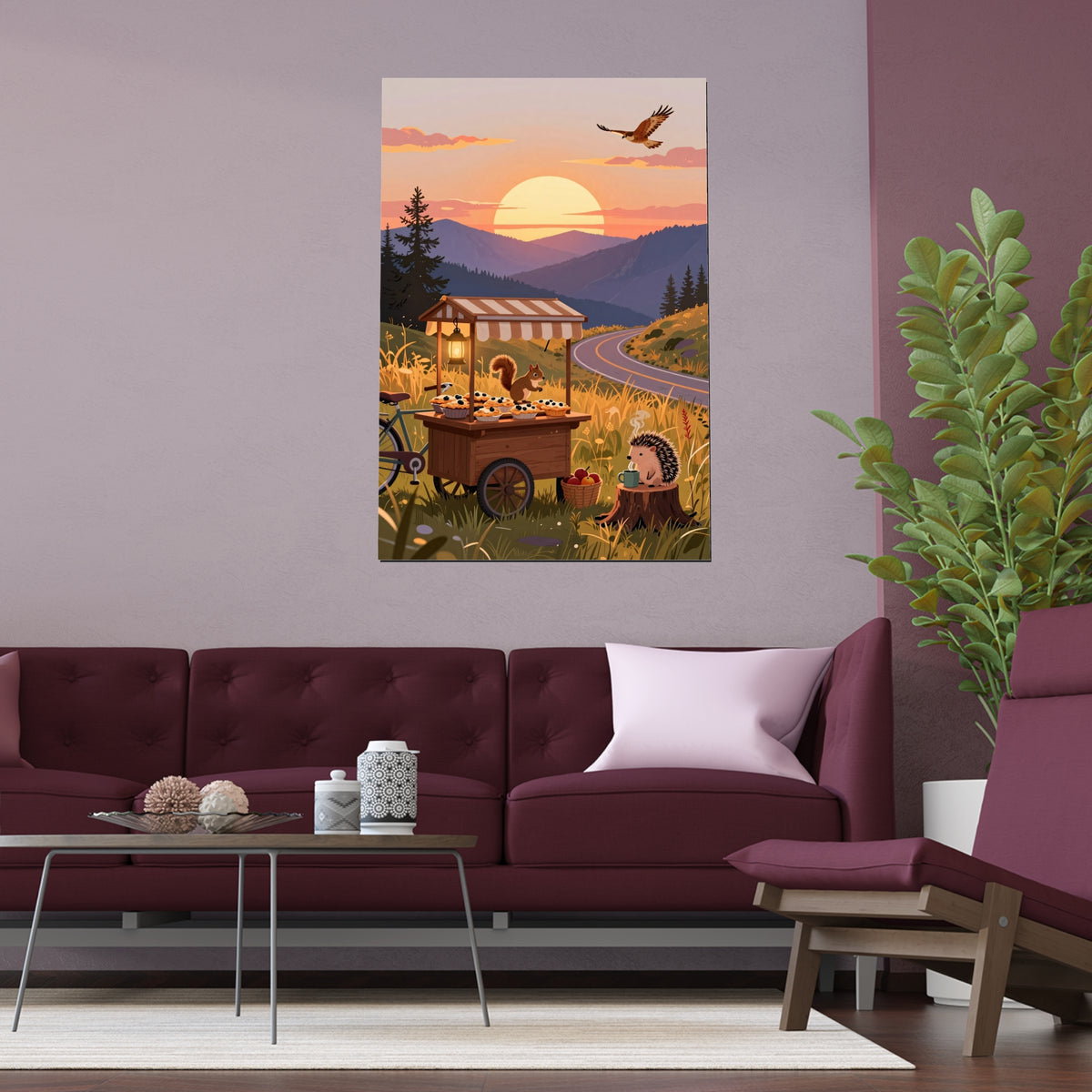 Sunset Serenity by the Farmstand