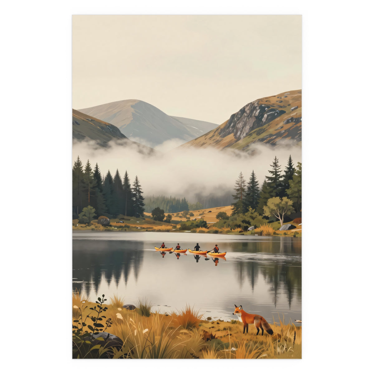 Misty Mornings on the Lake