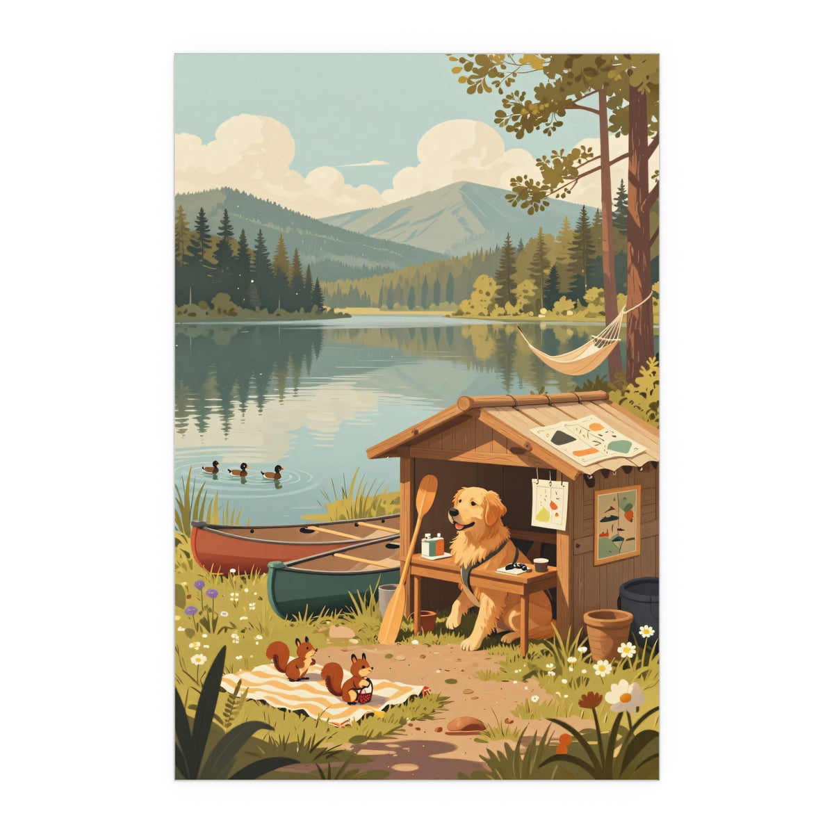 Serene Afternoon Gathering