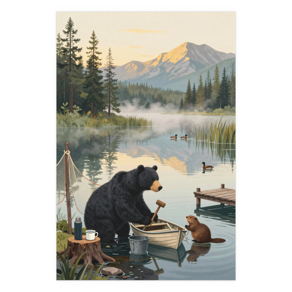 Mountain Lake Serenity