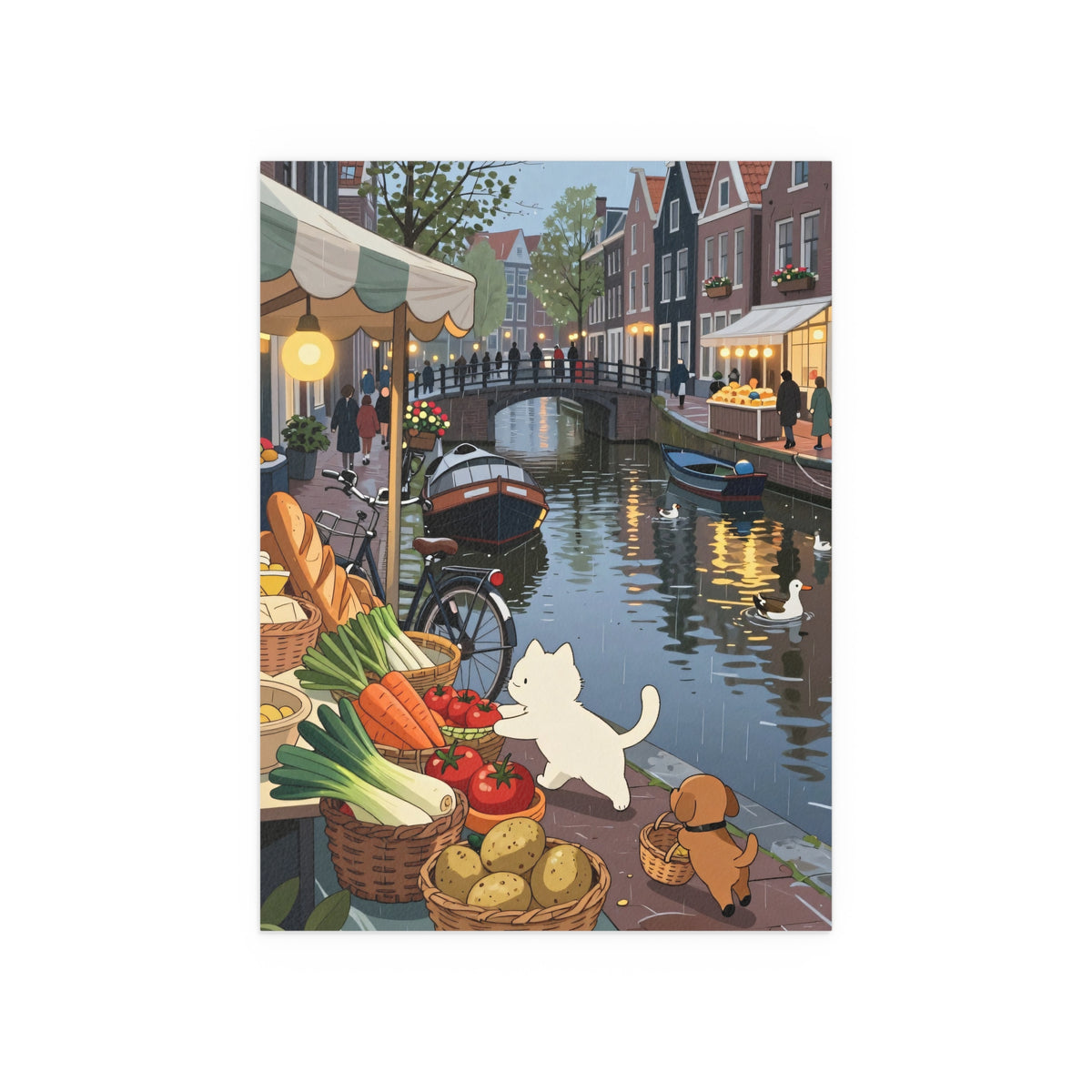 Canal Scene Charm