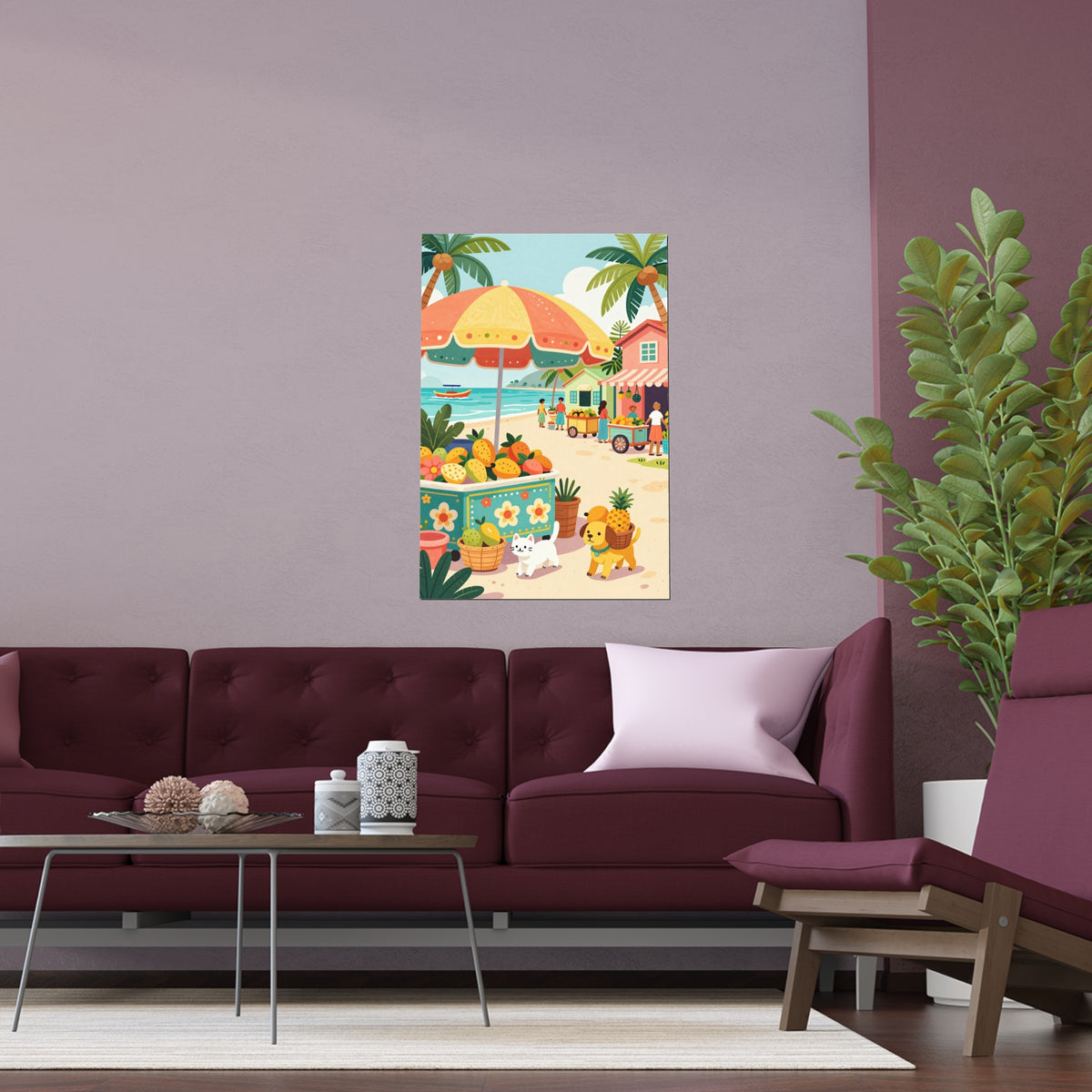 Vibrant Tropical Oasis