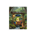 Whimsy in the Rainy Garden
