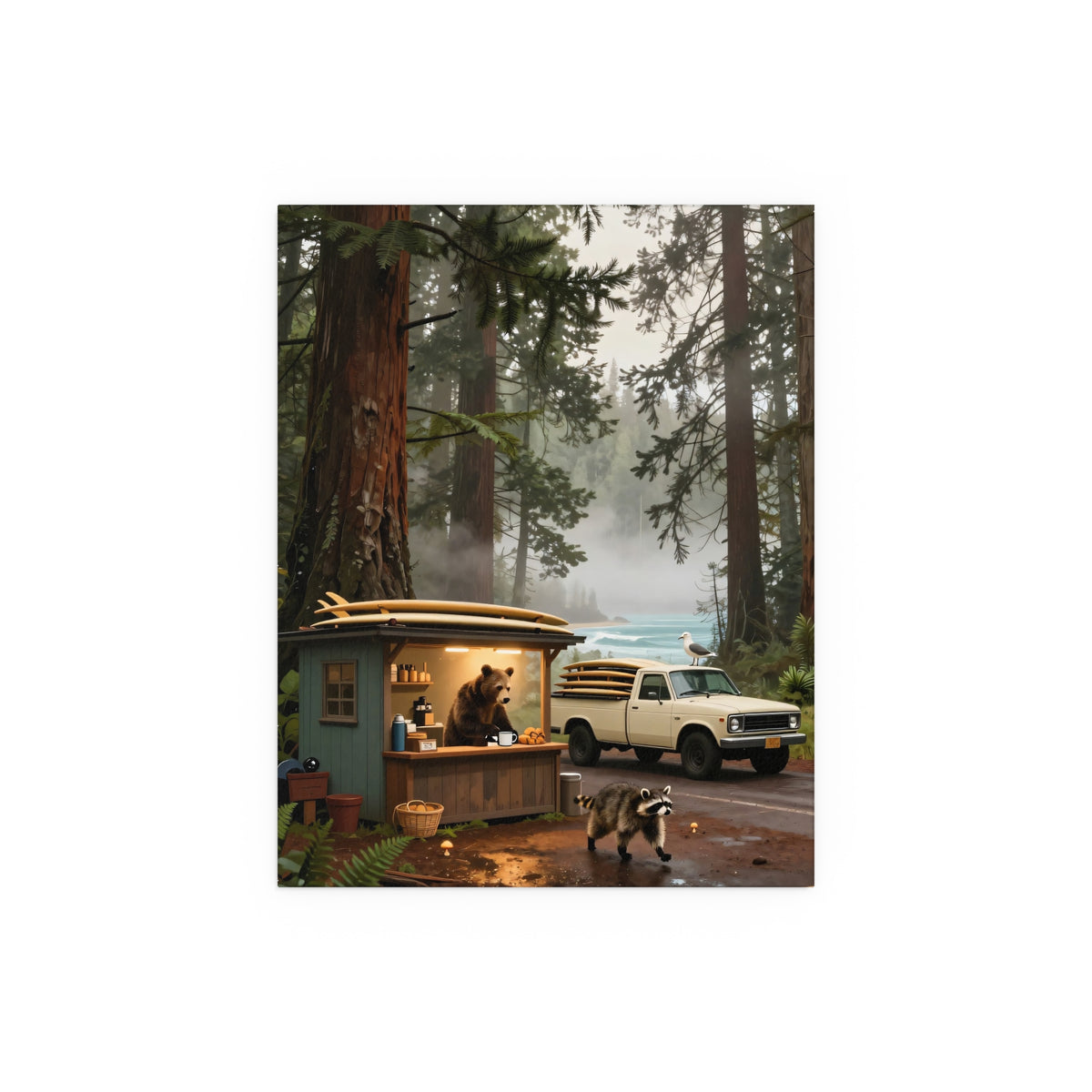 Twilight at the Ranger Station