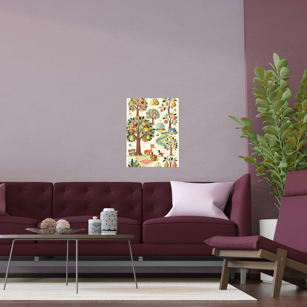 Vibrant Orchard Oasis