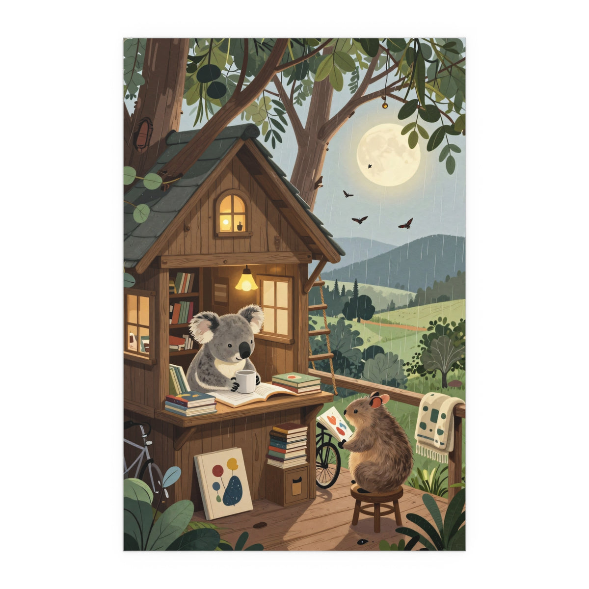 Moonlit Nocturnal Refuge
