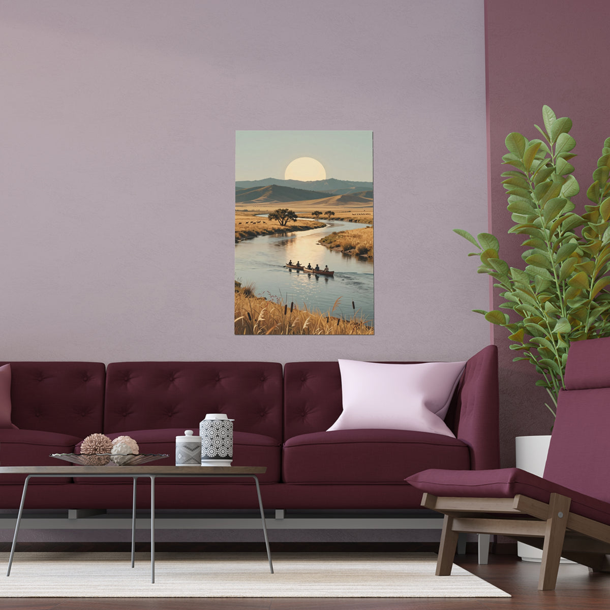 Serene Horizon Reflections