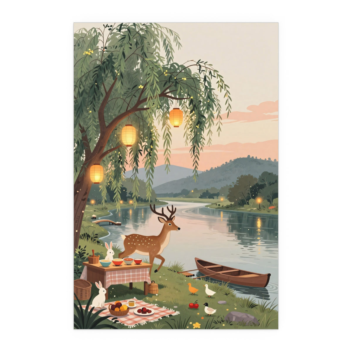 Forest Serenity by Sunset's Edge
