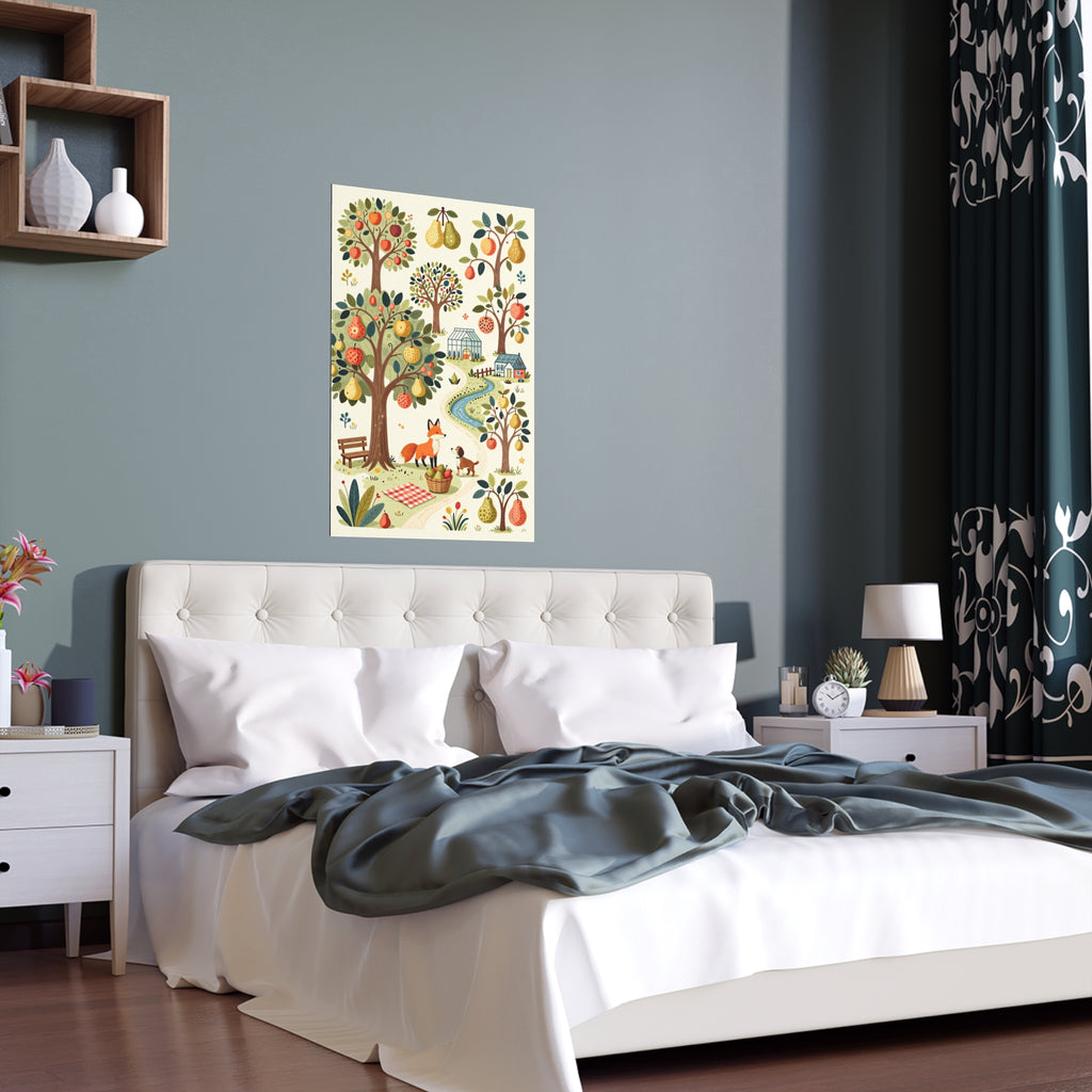 Vibrant Orchard Oasis
