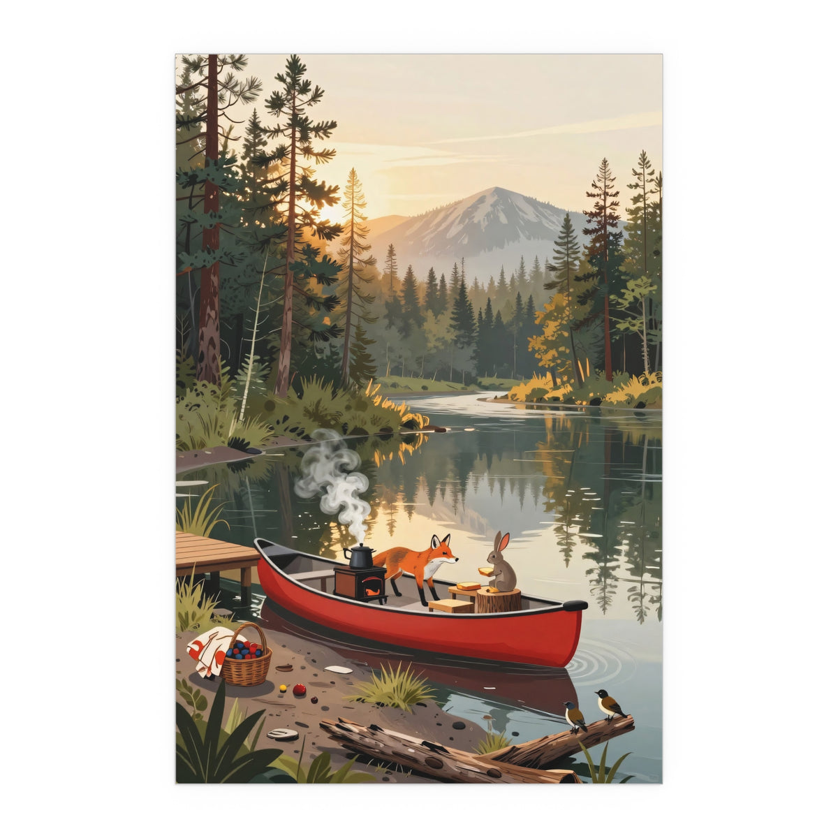 Sunset Serenity on the Lake