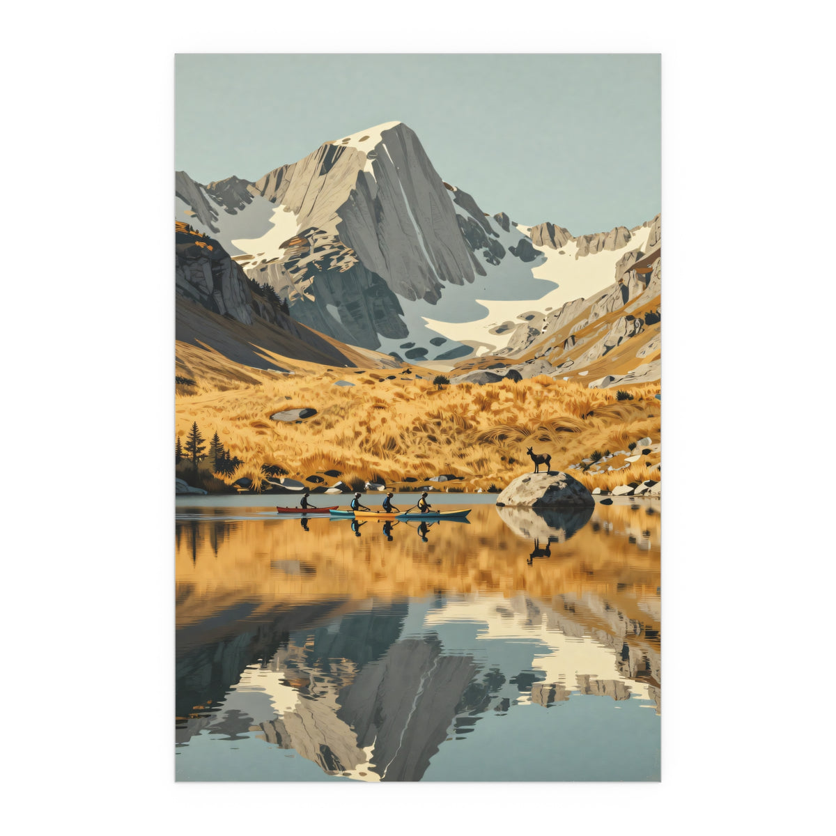 Mountain Lake Sunset Sanctuary
