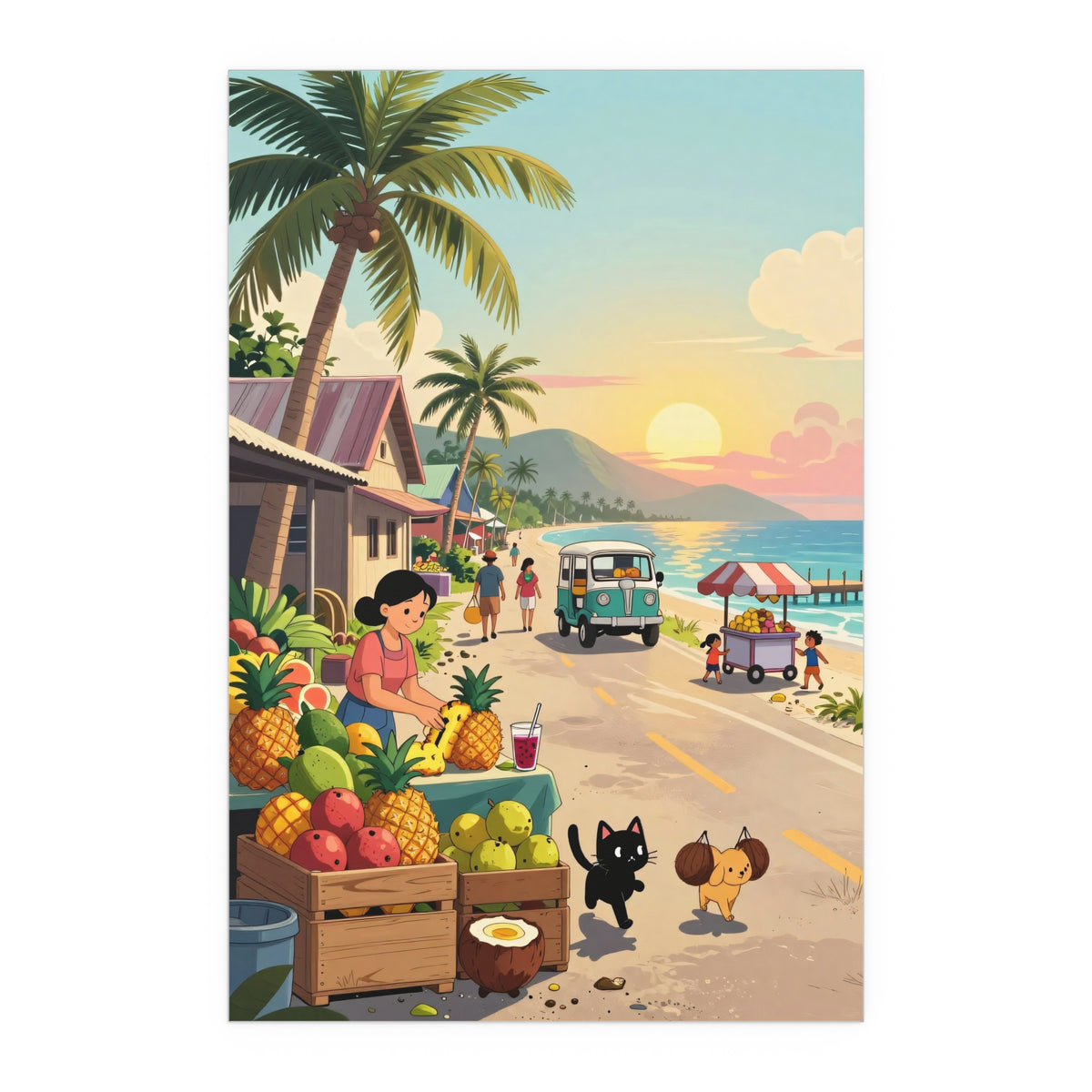 Sunset Serenade by the Beach