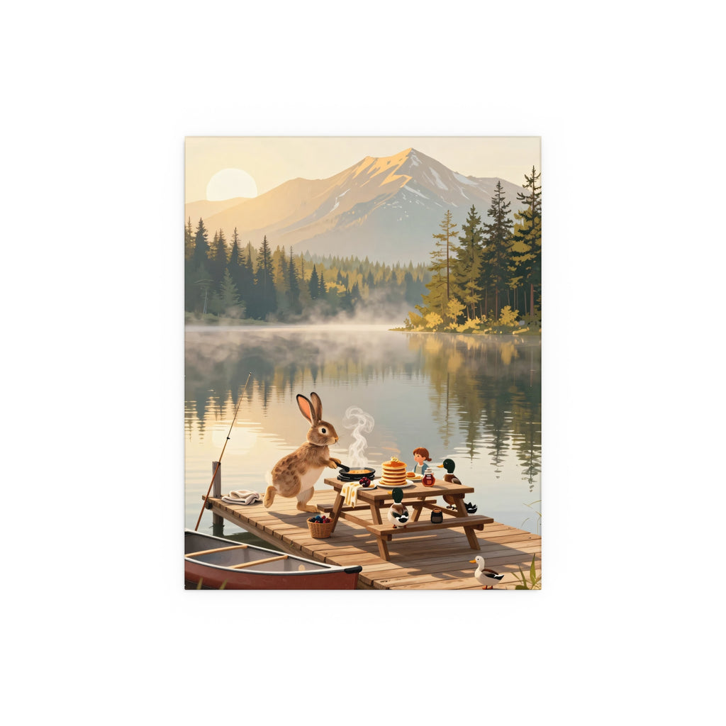 Sunset Serenade on the Wooden Dock